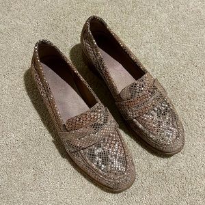Seychelles snakeskin loafers